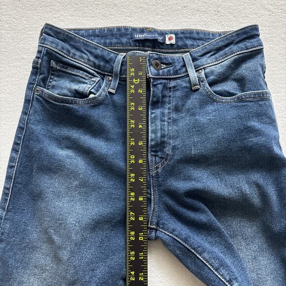 Levis Made and Crafted Japan Fabric Women’s 28x30 721 Blue Jean High Rise Skinny - Picture 11 of 16